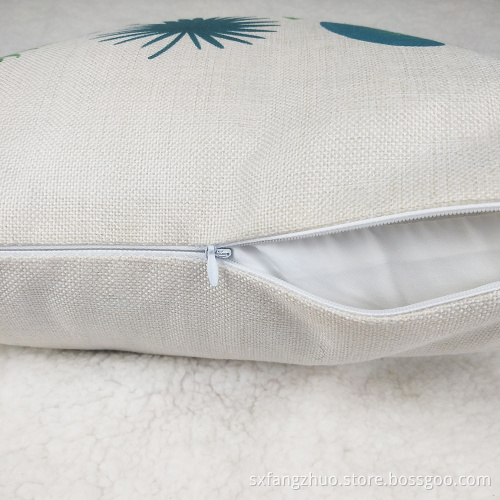 Polyester Peach Fabric Custom Print 3D Simple Classic Cushion